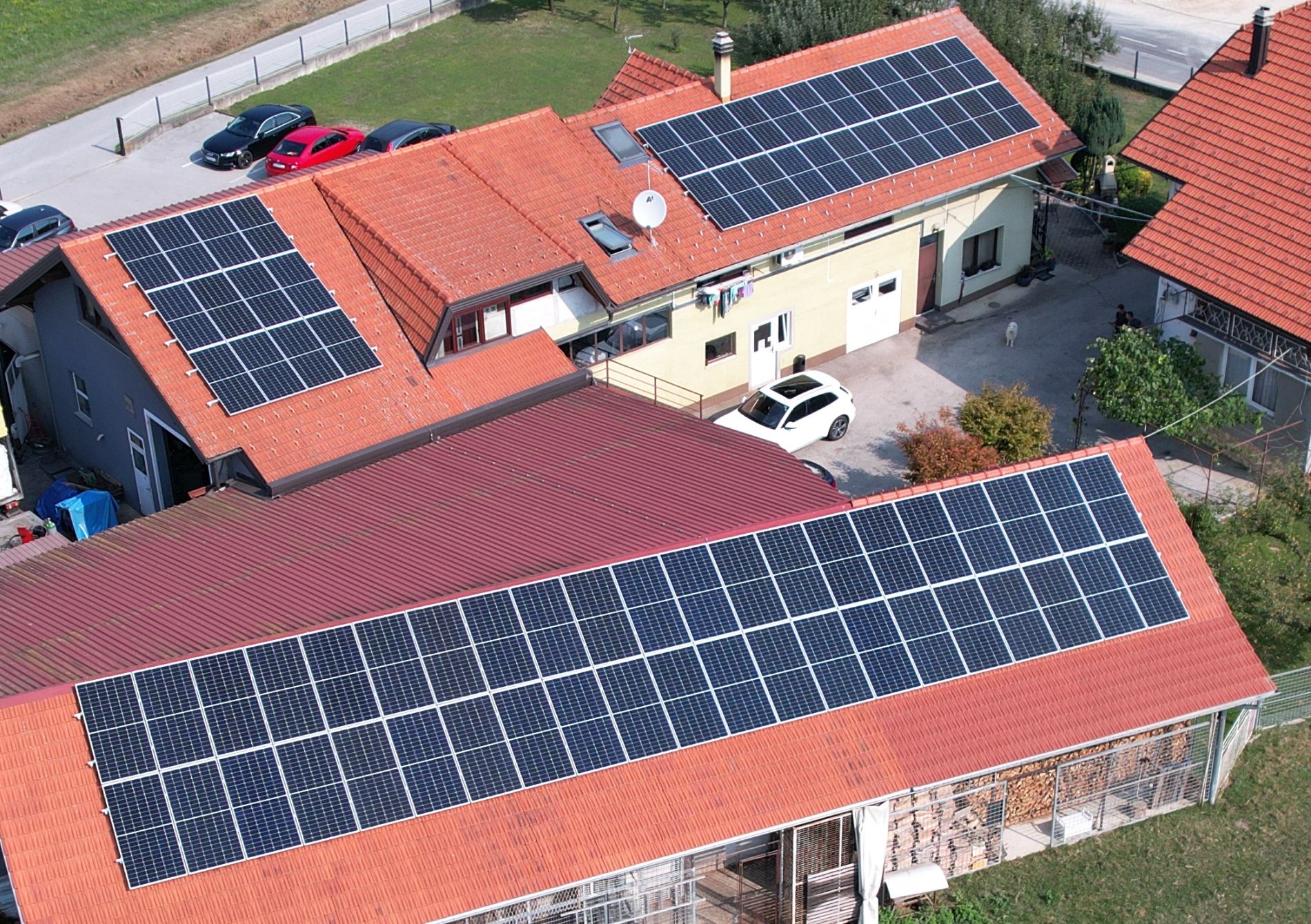 Solarna elektrana, obiteljska kuća